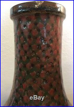 Rare Jorge Wilmot Studio Pottery Vase Mid Century Modern Tonala Mexico BuyItNow