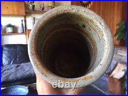 Rare Large Cylinder Studio Pottery Vase by Tue Poulsen Denmark