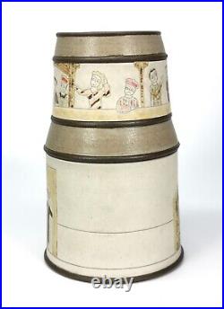 Rare Large Rodney Lawrence Elizabeth Raeburn Studio Pottery Fountain Vase SUPER