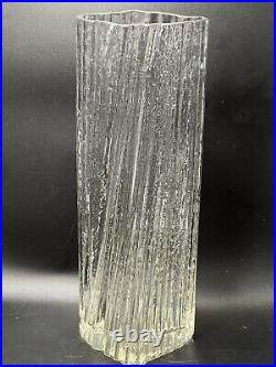 Rare Martin Freyer for Rosenthal Studio-Linie Tall Crystal Glass Vase 1960-70s Rare Martin Freyer for Rosenthal Studio-Linie Tall Crystal Glass Vase 1960-70s