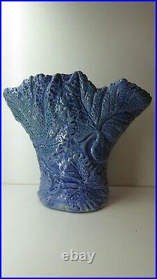 Rare Murrumbeena Leaf Pattern Amb Merric Boyd Australian Pottery Studio Vase