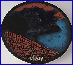 Rare Poole Pottery Abstract Dish With Studio Mark And Unusual Design 1960's