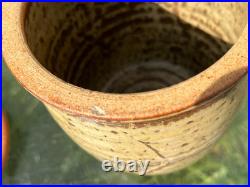 Rare Richard Batterham Celedon Lidded Jar 7 & 1/2 Studio Pottery