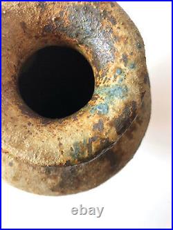 Rare Richard Jerzy Studio Pottery Ceramic Vase Vessel Detroit Mid Century Brutal