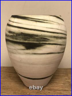Rare Signed Geoffrey Eastop Studio Pottery Vase V&A Museum Exhibited Raku