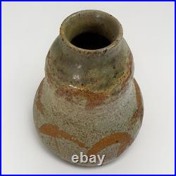 Rare Signed Studio Pottery Vase Unique Artisan Collectible with Mystery Mark