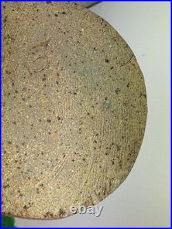 Rare Signed Studio Pottery Vase Unique Artisan Collectible with Mystery Mark