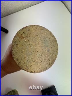 Rare Signed Studio Pottery Vase Unique Artisan Collectible with Mystery Mark