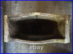 Rare Vintage 1970s Large Brutalist Studio Pottery Vase By Geoff Hartley