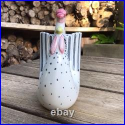 Rare Vintage MidCentury Modern Rye Studio Pottery David Sharpe Cockerel Hen Vase
