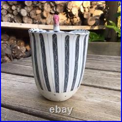 Rare Vintage MidCentury Modern Rye Studio Pottery David Sharpe Cockerel Hen Vase