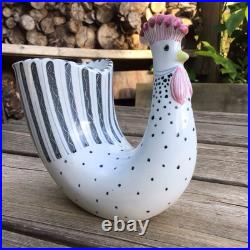 Rare Vintage MidCentury Modern Rye Studio Pottery David Sharpe Cockerel Hen Vase Rare Vintage MidCentury Modern Rye Studio Pottery David Sharpe Cockerel Hen Vase
