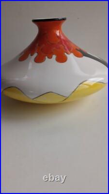 Rare Vtg Vase MCM Abstract Floral Retro Studio Pottery Artist Signed Ltd Edition Rare Vtg Vase MCM Abstract Floral Retro Studio Pottery Artist Signed Ltd Edition