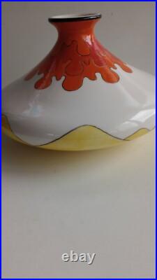 Rare Vtg Vase MCM Abstract Floral Retro Studio Pottery Artist Signed Ltd Edition Rare Vtg Vase MCM Abstract Floral Retro Studio Pottery Artist Signed Ltd Edition