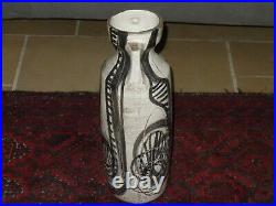 Rare vtg huge ceramic vase by N. Azaz Harsa Beer Sheva Israel