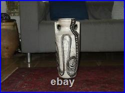 Rare vtg huge ceramic vase by N. Azaz Harsa Beer Sheva Israel