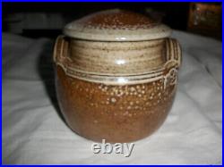 Ray Finch Winchcombe Pottery Salt Glazed Covered Pot