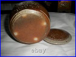 Ray Finch Winchcombe Pottery Salt Glazed Covered Pot