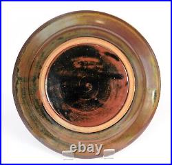 Ray Finch Winchcombe Studio Pottery Large 35.5cm Plate Personal Seal Leach Inter
