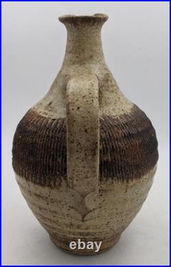 Ray Marshall Studio Pottery Stoneware Sgraffito Pitcher 1975
