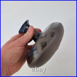 Reet Gilday Studio Pottery Vase Of Flattened Form 12cm High