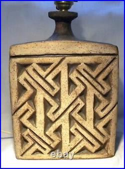 Retro Quantock Design Studio Pottery Lamp Base Retro Quantock Design Studio Pottery Lamp Base