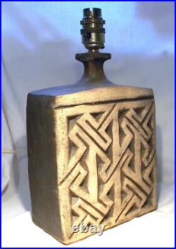 Retro Quantock Design Studio Pottery Lamp Base Retro Quantock Design Studio Pottery Lamp Base