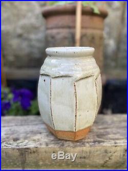 Richard Batterham Cut Sided Vase. Leach Interest