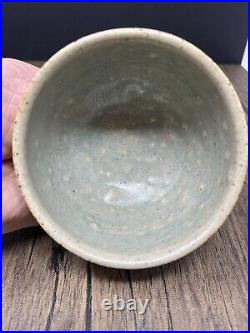 Richard Batterham for Durweston Pottery celadon glazed bowl