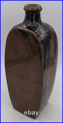 Richard Carline Studio Pottery Tenmoku Glaze Vase 20th Century