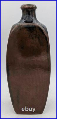 Richard Carline Studio Pottery Tenmoku Glaze Vase 20th Century