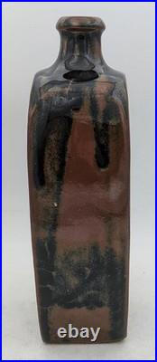 Richard Carline Studio Pottery Tenmoku Glaze Vase 20th Century