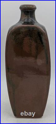 Richard Carline Studio Pottery Tenmoku Glaze Vase 20th Century