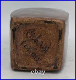 Richard Carline Studio Pottery Tenmoku Glaze Vase 20th Century
