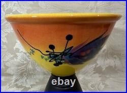 Richard Godfrey Studio Devon Pottery Ceramic 20cm Vase Slipware Retro