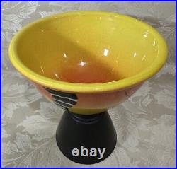 Richard Godfrey Studio Devon Pottery Ceramic 20cm Vase Slipware Retro