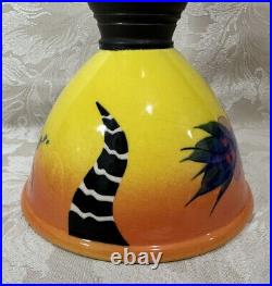 Richard Godfrey Studio Devon Pottery Ceramic 20cm Vase Slipware Retro