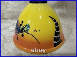 Richard Godfrey Studio Devon Pottery Ceramic 20cm Vase Slipware Retro