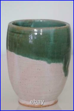Robert Johnson Washington (1913-1997) Stoneware Studio Pottery Vase c. 1980