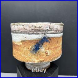 Robin Welch decorated Stoneware Yunomi (tea Bowl) With Foot 10.6cm Diam #2504 Robin Welch decorated Stoneware Yunomi (tea Bowl) With Foot 10.6cm Diam #2504