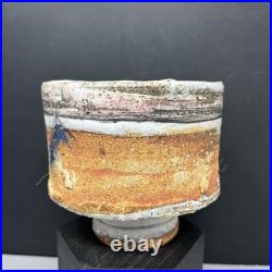 Robin Welch decorated Stoneware Yunomi (tea Bowl) With Foot 10.6cm Diam #2504 Robin Welch decorated Stoneware Yunomi (tea Bowl) With Foot 10.6cm Diam #2504
