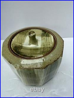 Roelof Uys Leach Pottery Lidded Pot