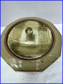 Roelof Uys Leach Pottery Lidded Pot