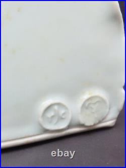 Roger Cockram, studio pottery porcelain globular bottle vase, c2010