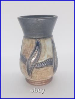 Roger Guerin Pottery Vase. Studio Pottery Vintage Belgium