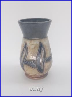 Roger Guerin Pottery Vase. Studio Pottery Vintage Belgium