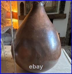 Rorkes Drift Studio Pottery Burnished Terracotta Zulu Ukhamba Vase Stamped 22cm