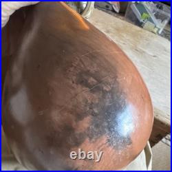 Rorkes Drift Studio Pottery Burnished Terracotta Zulu Ukhamba Vase Stamped 22cm