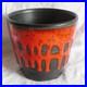 Roth_West_Germany_Studio_Art_pottery_red_black_drip_glazed_fat_lava_vase_pot_vgc_01_rls