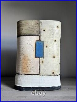 Sam Hall Studio Pottery Vase Signed Gaolyard Studios St Ives